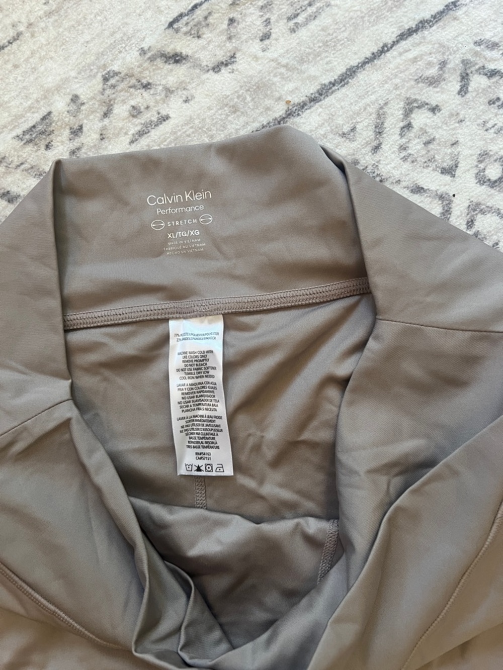 Calvin Klein Taupe Brown Athletic Skort - Picture 4 of 5